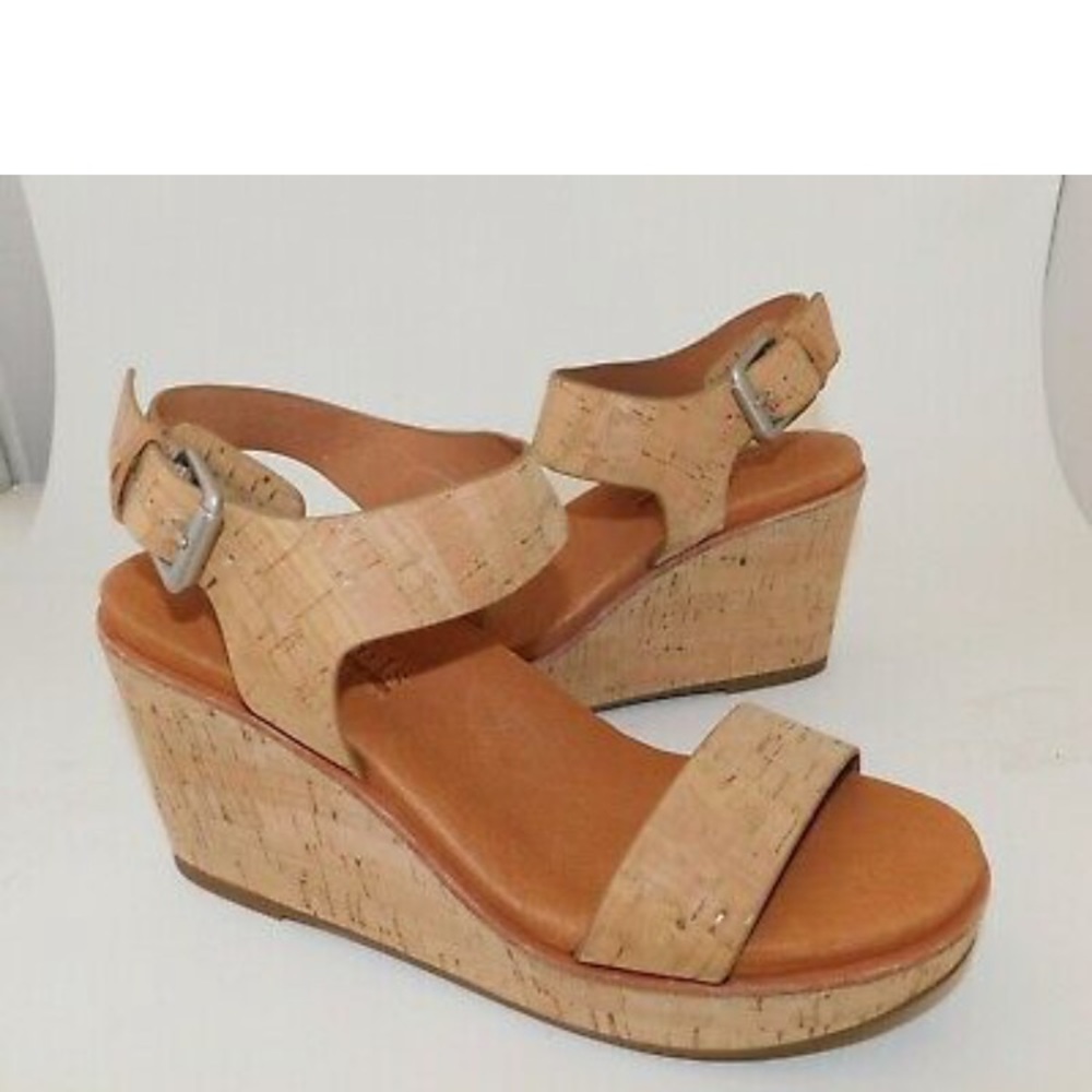 New Gentle Souls Judi Cork Wedge Sandal 6.5